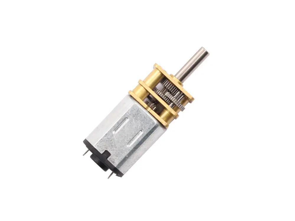 Picture of N20 12V DC Speed Reduction Gear Motor 200 RPM for DIY and Hobby projects(Grey)