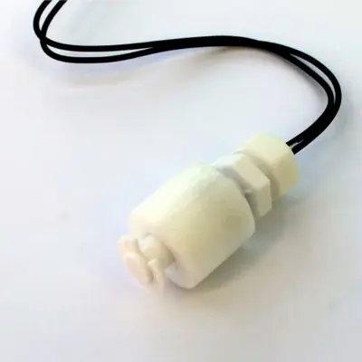 Picture of Water Level Sensor Float Swtcth (Small) Vertical Float Switch for Aquarium Pump Control Liquid Controller(White)