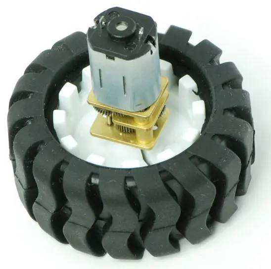 Picture of N20 Gearbox Motor Wheel Pololu wheel 42*19 motor wheel for DIY projects(White)