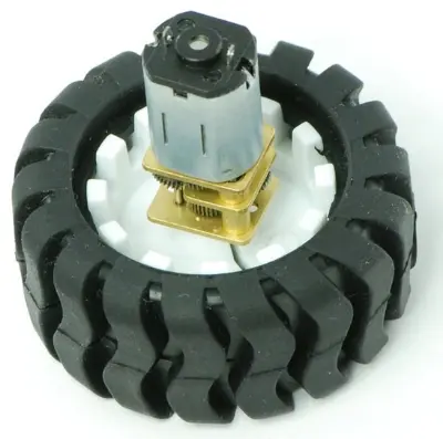 Picture of N20 Gearbox Motor Wheel Pololu wheel 42*19 motor wheel for DIY projects(White)