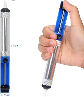 Picture of Solder Remover – Desoldering pump -soldering remover(Blue)