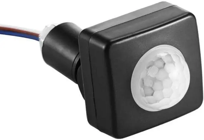Picture of Automatic Infrared PIR Motion Sensor Switch for outdoor and indoor lighting(Black)