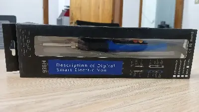 Picture of Temperature Adjustable soldering iron 60watt 180°-480° smart soldering iron(Blue)