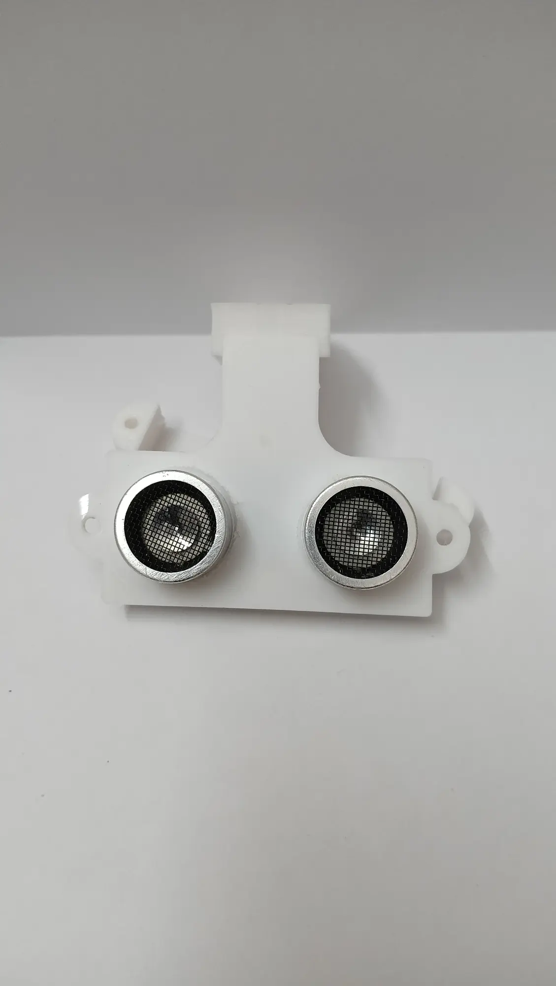 Picture of Ultrasonic Sensor HCSR04 mounting  Bracket (3D Printed) for DIY and Robotics Projects(White)