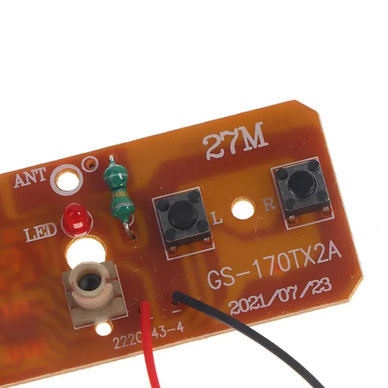 Picture of 27Mhz 4Ch Rc Remote Control Board Two-Way Rc Radio Transmitter And Receiver(Brown)