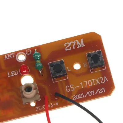 Picture of 27Mhz 4Ch Rc Remote Control Board Two-Way Rc Radio Transmitter And Receiver(Brown)