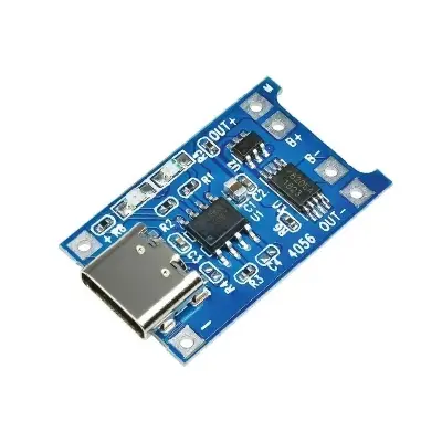 Picture of 5 Pcs TP4056 Type-c USB 5V 1A 18650 Lithium Battery Charger Module(Blue)