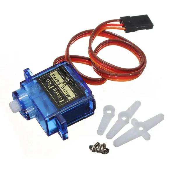 Picture of 360 degree SG90 servo 9g Tower Pro for Arduino and DIY projects(Blue)