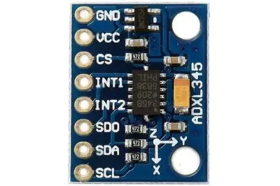 Picture of ADXL345 3 Axis Digital Accelerometer Module ADXL345 Acceleration Of Gravity Tilt Module 8 Pin Leads IIC/SPI Transmission Triple Axis Accelerometer Module I2C Interface ADXL345 Module(Blue)