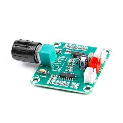 Picture of PAM8403 Bluetooth 5.0 HD Audio Amplifier Board Power DIY Wireless Speaker Class D Amplifiers Module Dual Channel Stereo 2*5W DC5V(Green)