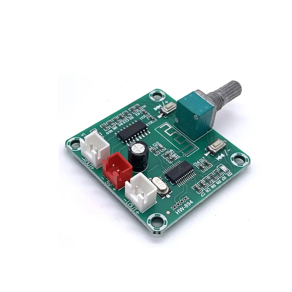 Picture of PAM8403 Bluetooth 5.0 HD Audio Amplifier Board Power DIY Wireless Speaker Class D Amplifiers Module Dual Channel Stereo 2*5W DC5V(Green)
