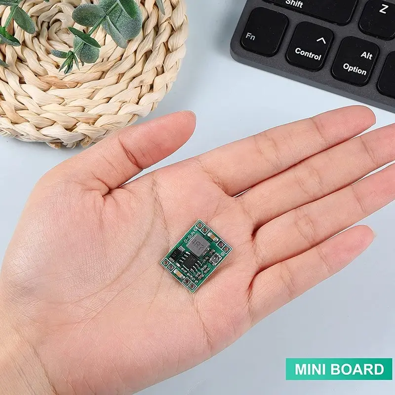 Picture of Mini DC-DC Buck Converter MP1584EN Adjustable Supply Module 24V to 12V 9V 5V 3V Reduced Voltage Regulator(Green)