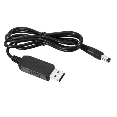 Picture of USB power boost line DC 5V to DC 9V Step UP Module USB Converter Adapter(Black)