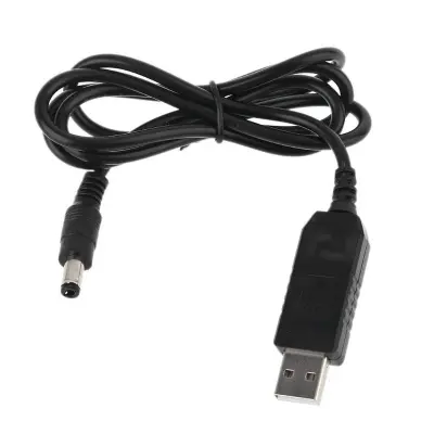 Picture of USB power boost line DC 5V to DC 9V Step UP Module USB Converter Adapter(Black)