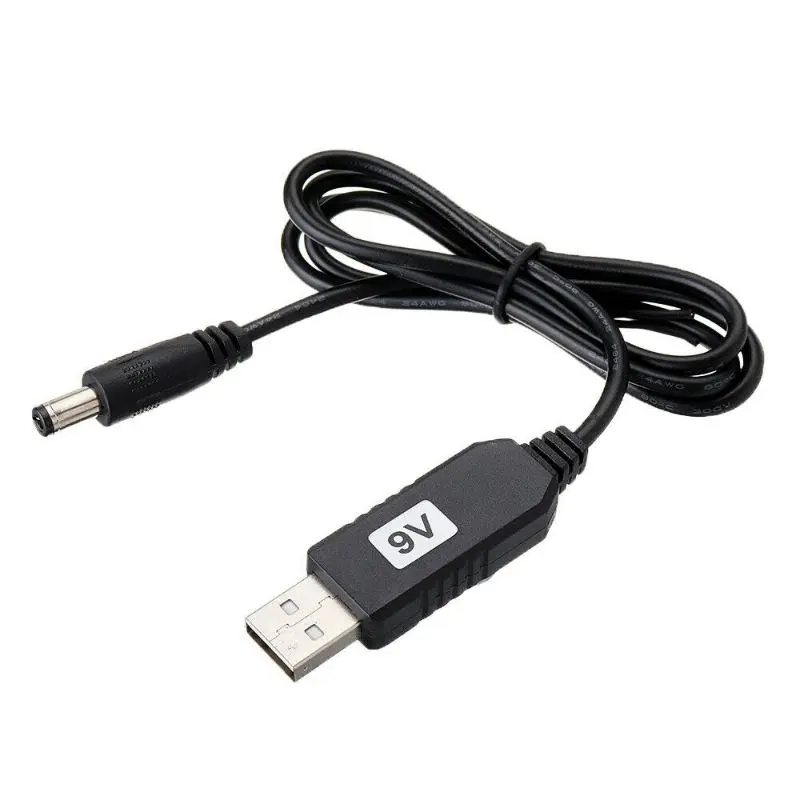 Picture of USB power boost line DC 5V to DC 9V Step UP Module USB Converter Adapter(Black)