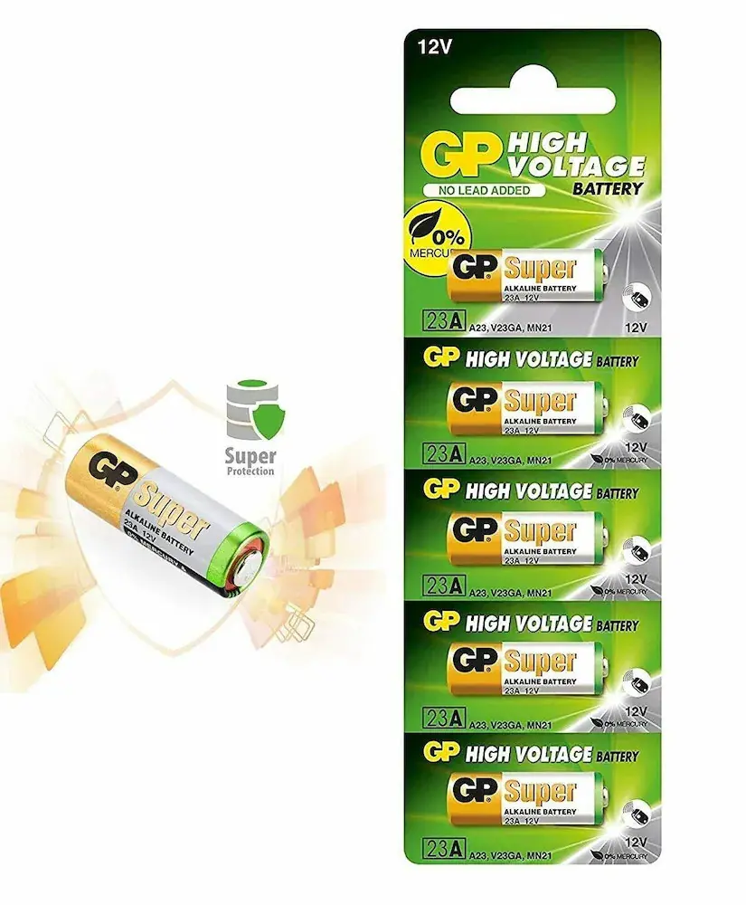 Picture of 12v 23a Gold Peak High Voltage Alkaline Battery (23A, V23GA, MN21)(Gold)