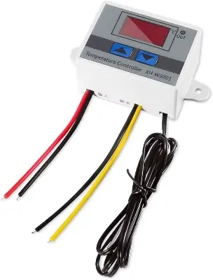 Picture of XH-W3001 AC 220V 1500W Temperature Controller Thermostat Control Switch With Digital LED for heater, incubator use(White)