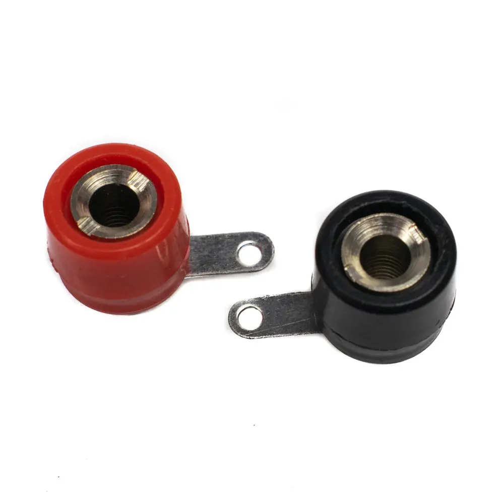 Picture of Banana Plug Socket 4mm- 1pair red and black(Black)