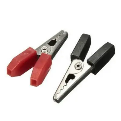 Picture of Crocodile Clip for Electronics and DIY projects- 5 pair(Black)