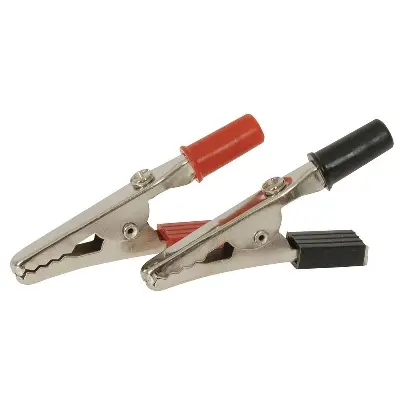 Picture of Crocodile Clip for Electronics and DIY projects- 5 pair(Black)