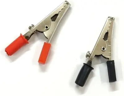 Picture of Crocodile Clip for Electronics and DIY projects- 5 pair(Black)