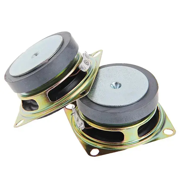 Picture of 1PCS 4 Ohm 3 Watt Rubber Cone Square Speaker DIY Speaker(Black)