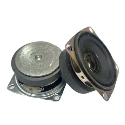 Picture of 1PCS 4 Ohm 3 Watt Rubber Cone Square Speaker DIY Speaker(Black)