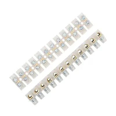 Picture of Terminal Block Connector Strip 16 A 12 way wire connector(White)