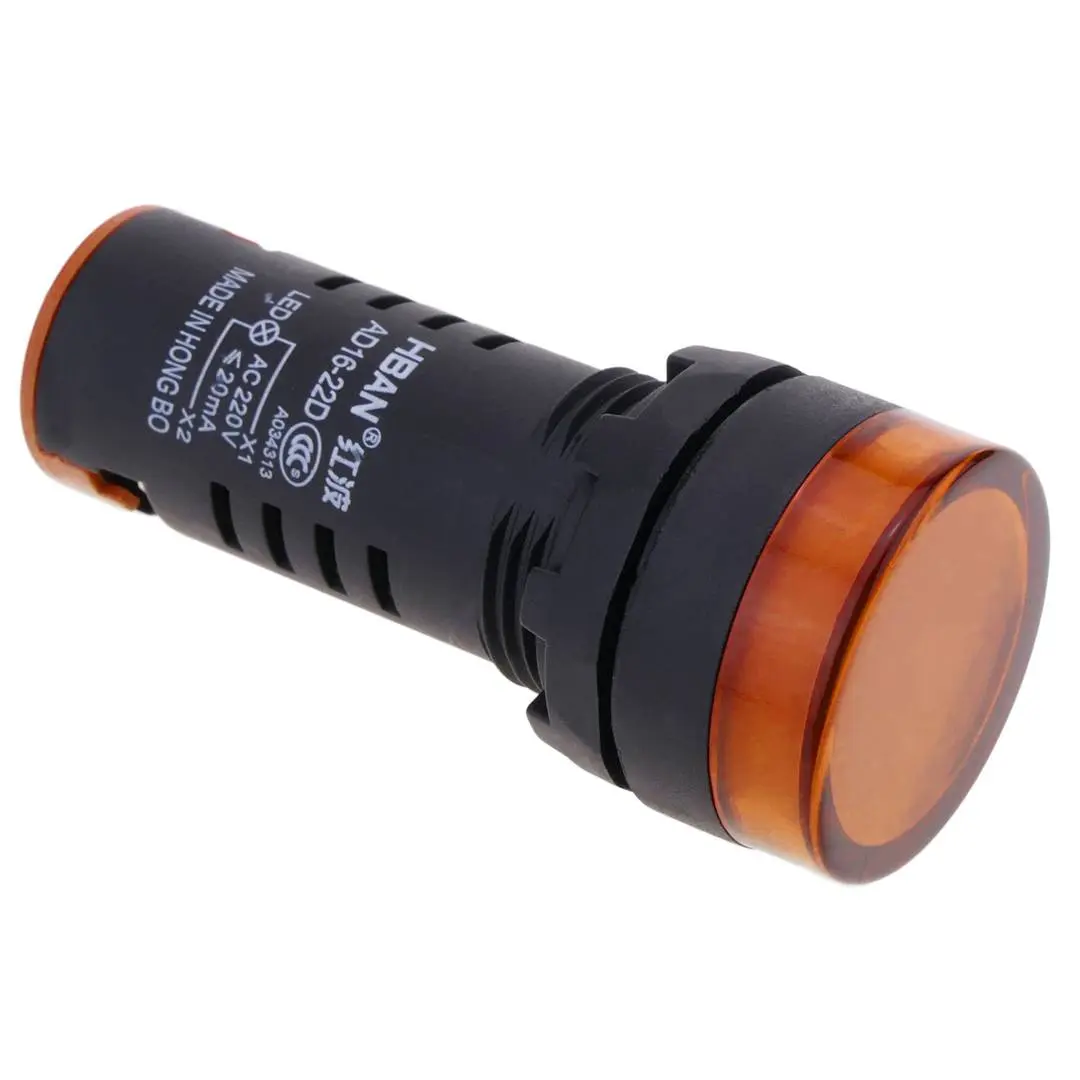 Picture of Industrial Indicator Light JiGoIndia with 22mm Mounting Hole – LED, Waterproof, Signal, Pilot Lamp for Machinery and Control Panels