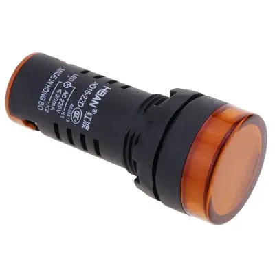 Picture of Industrial Indicator Light JiGoIndia with 22mm Mounting Hole – LED, Waterproof, Signal, Pilot Lamp for Machinery and Control Panels