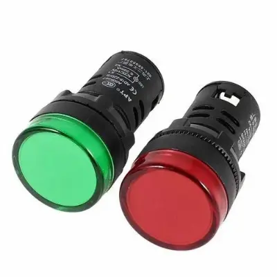Picture of Industrial Indicator Light JiGoIndia with 22mm Mounting Hole – LED, Waterproof, Signal, Pilot Lamp for Machinery and Control Panels