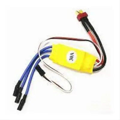 Picture of 30A ESC for Brushless Motors | Speed Controller for Drones & RC Vehicles(Yellow)