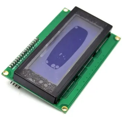 Picture of 20x4 2004 White on Blue Character LCD with Backlight(Blue)