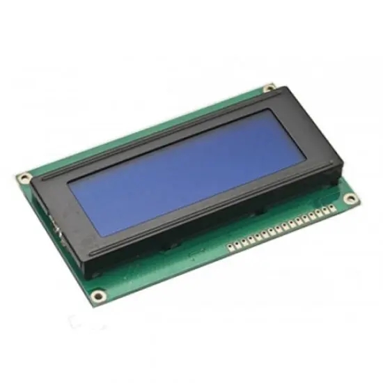 Picture of 20x4 2004 White on Blue Character LCD with Backlight(Blue)