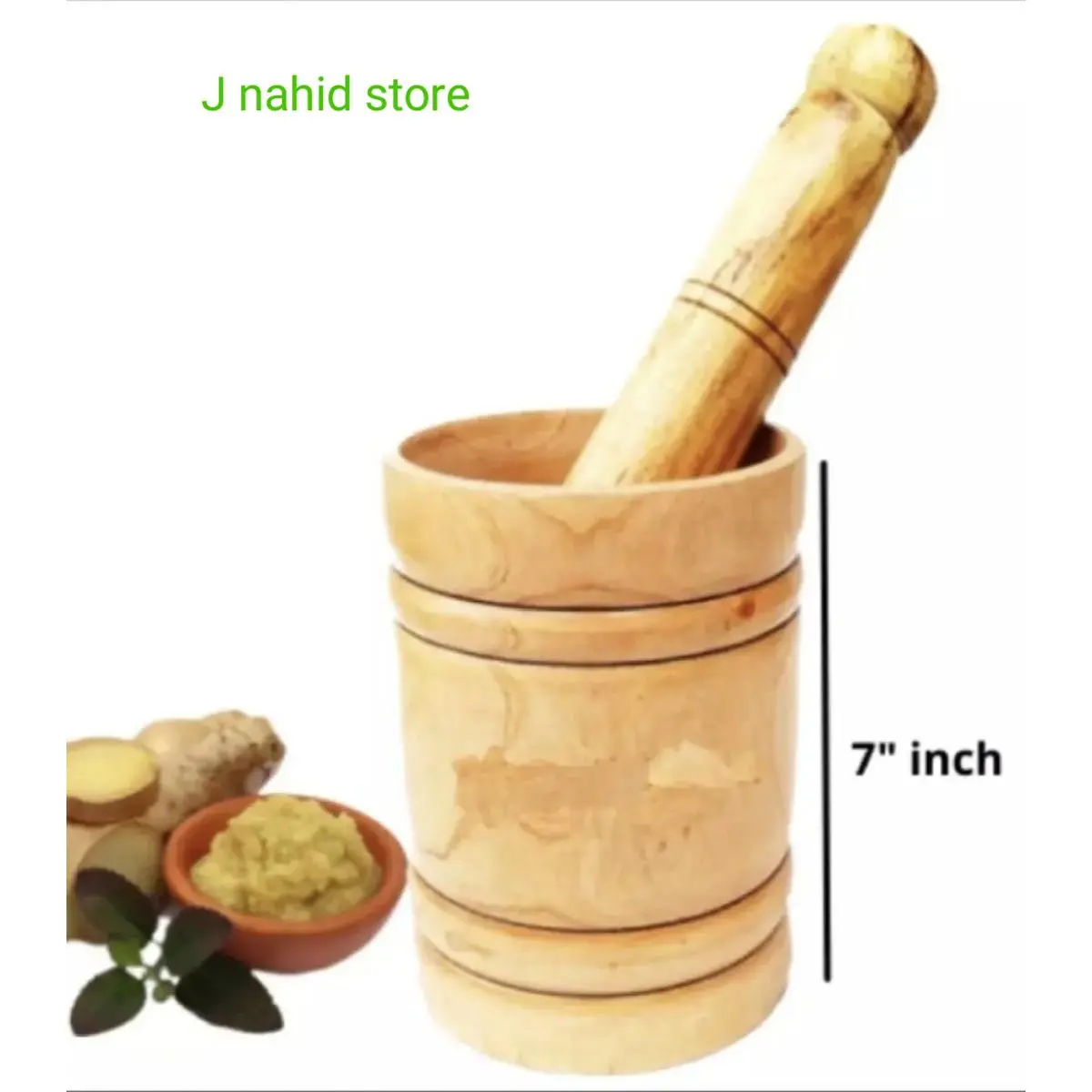 Picture of Wooden Haman Dista (6" inch) / Haman Dista / Wooden Haman Dista size 6 inch - Multicolor