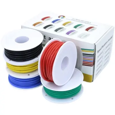 Picture of Silicone Wire 30AWG 30 Gauge Flexible Tinned Copper Wire -1ft