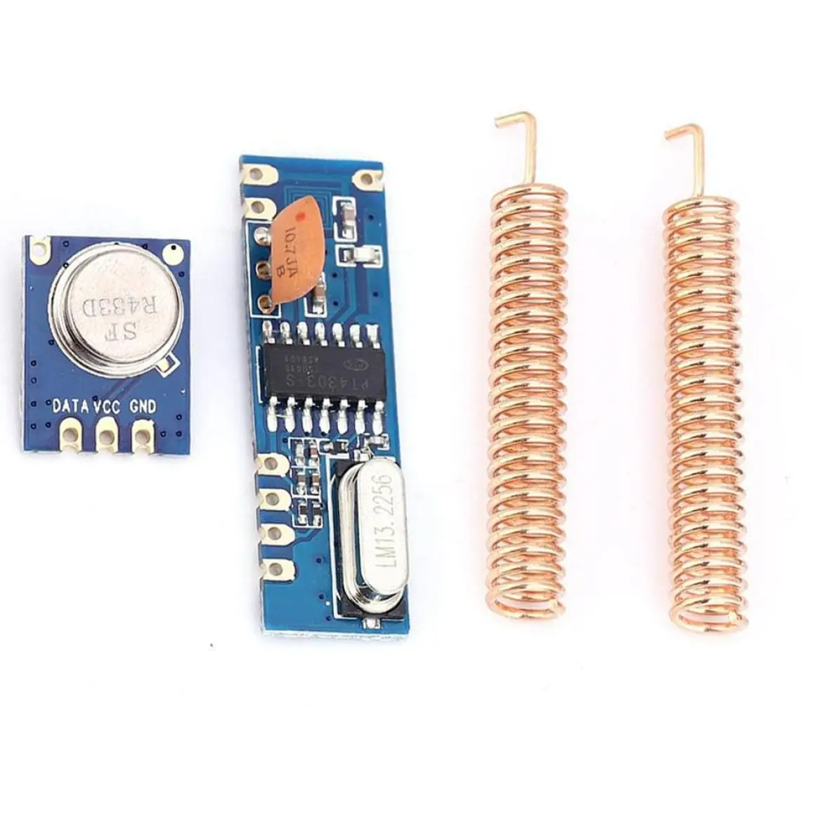 Picture of 433MHz ASK Module – STX882 Transmitter/Receiver with 100m RF Range and SRX882 Antenna Module(Blue)
