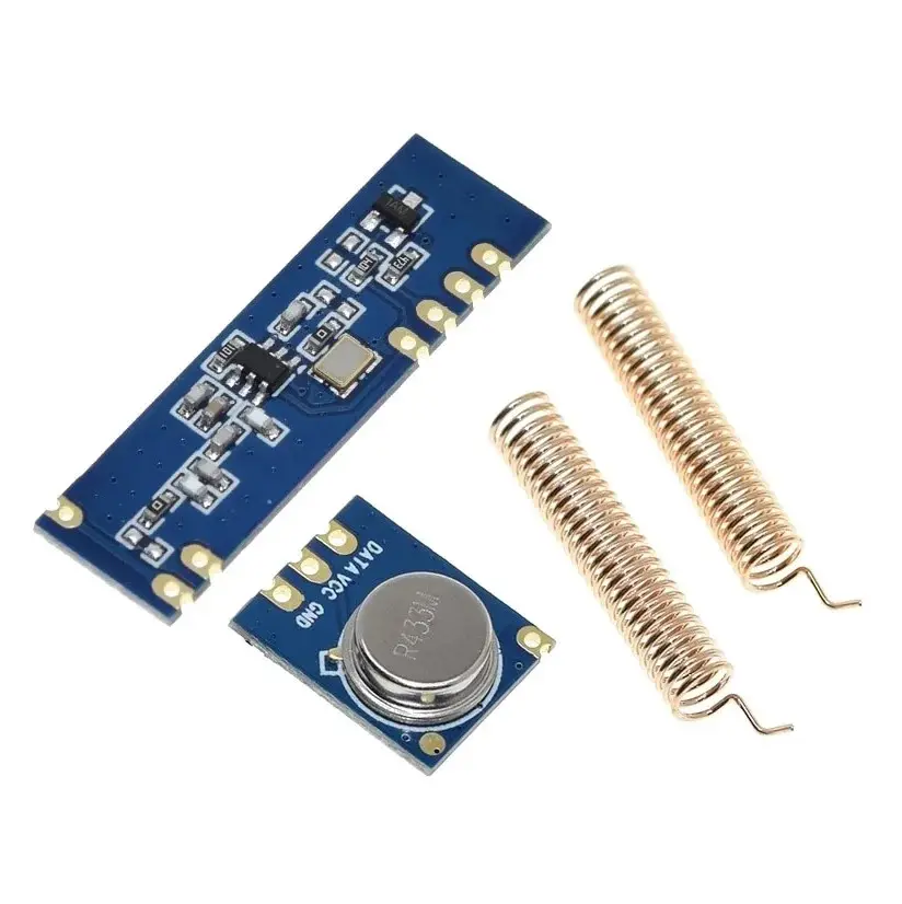 Picture of 433MHz ASK Module – STX882 Transmitter/Receiver with 100m RF Range and SRX882 Antenna Module(Blue)
