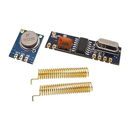 Picture of 433MHz ASK Module – STX882 Transmitter/Receiver with 100m RF Range and SRX882 Antenna Module(Blue)