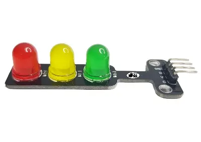 Picture of 5V Mini LED Traffic Signal Display Module(Black)
