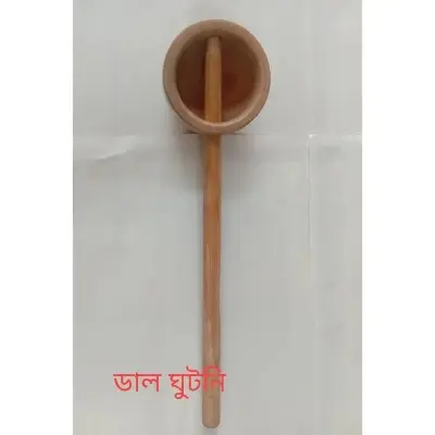 Picture of Hand made wooden dal spoon/dabbu Spoon