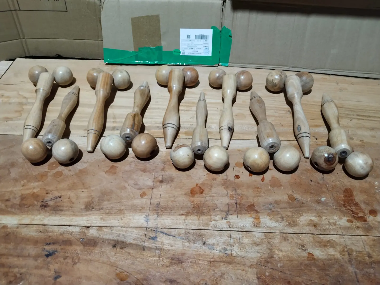 Picture of Gym or Sports Exerciser Acu Wooden 3D Whole Body Massager Home For Men & Women