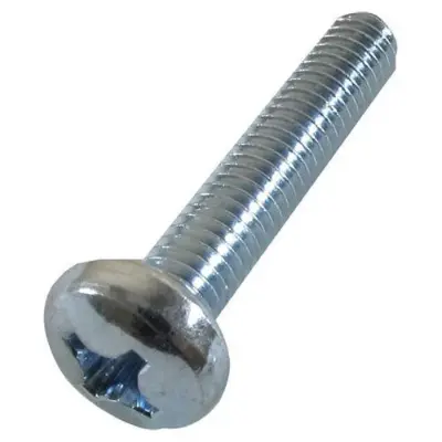 Picture of M4 Round Headed Screw 30mm With Nuts (10pcs)(Silver)