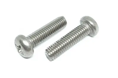 Picture of M4 Round Headed Screw 30mm With Nuts (10pcs)(Silver)