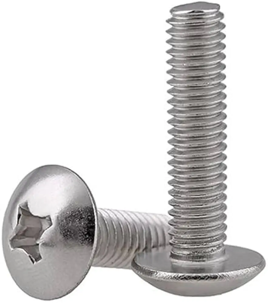 Picture of M4 Round Headed Screw 30mm With Nuts (10pcs)(Silver)