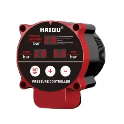 Picture of V3200 Digital Pressure Controller with LED Display | 220V | 0-10 Bar Control(Red)
