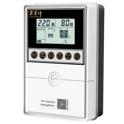 Picture of 3HP 220V Intelligent Water Pump Controller Dry Run Protection & Automated Operation(White)