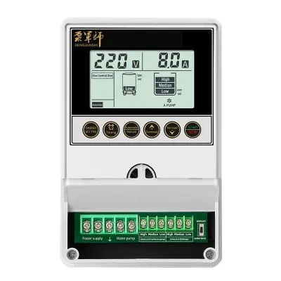 Picture of 3HP 220V Intelligent Water Pump Controller Dry Run Protection & Automated Operation(White)