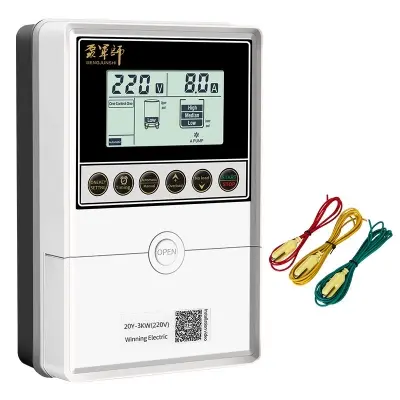 Picture of 3HP 220V Intelligent Water Pump Controller Dry Run Protection & Automated Operation(White)