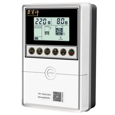Picture of 3HP 220V Intelligent Water Pump Controller Dry Run Protection & Automated Operation(White)